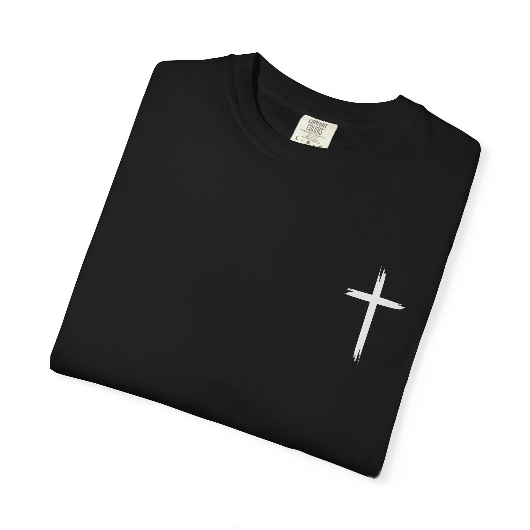Christian Cross Chest T-Shirt — Minimal Faith Tee