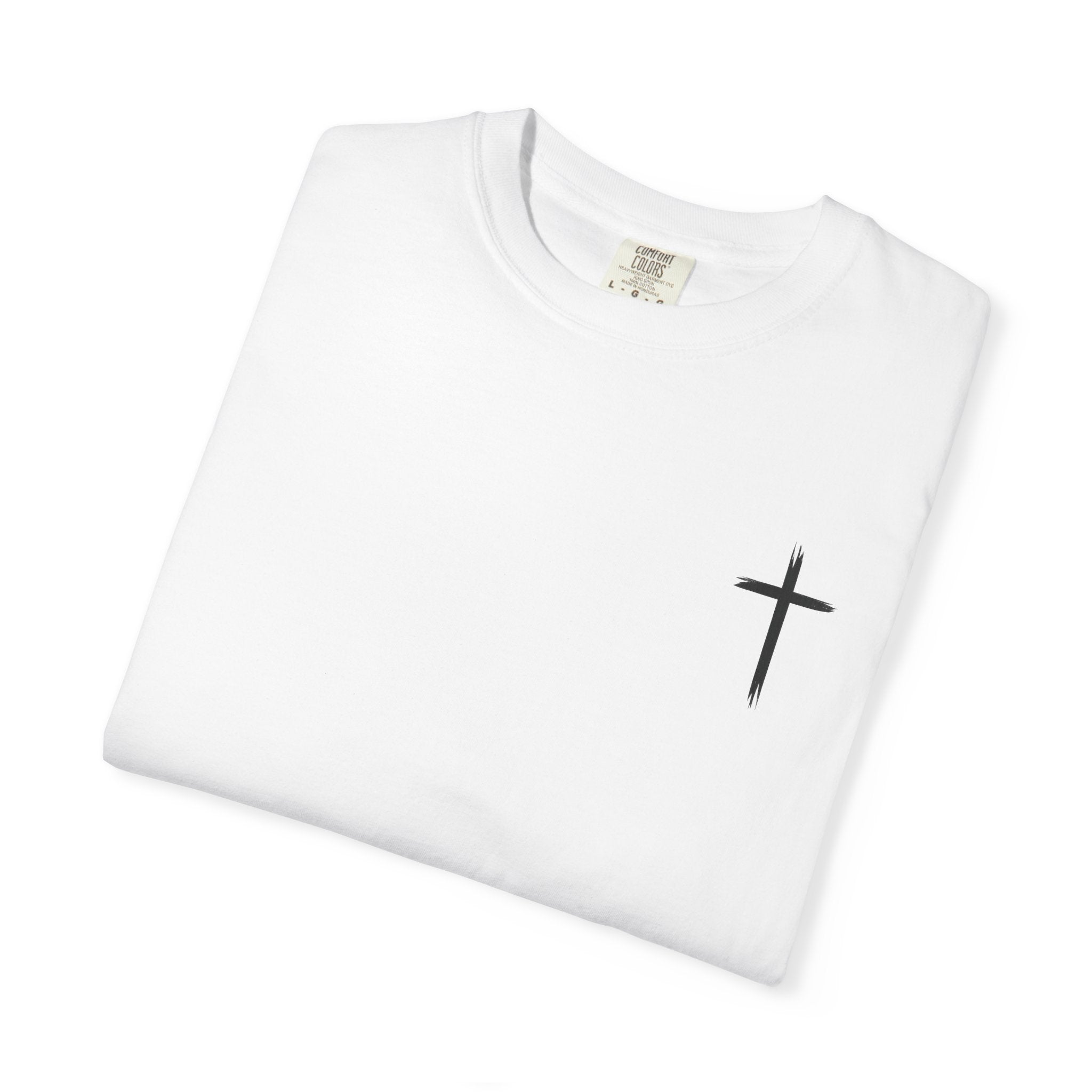 Copy of Christian Cross Chest T-Shirt — Minimal Faith Tee
