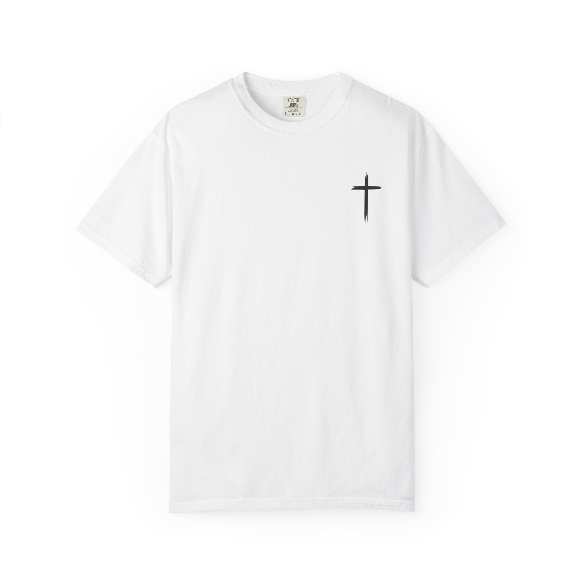 Copy of Christian Cross Chest T-Shirt — Minimal Faith Tee