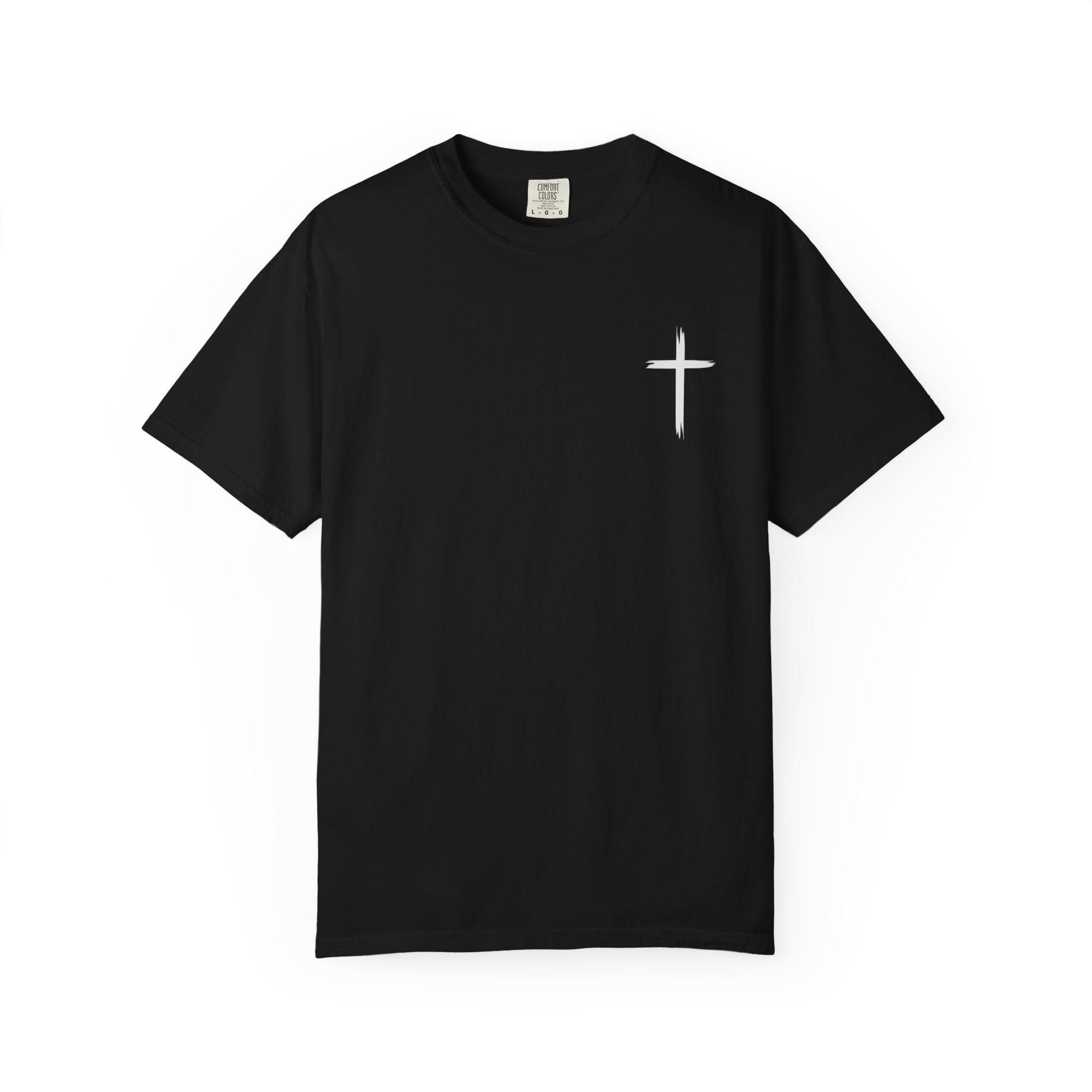 Christian Cross Chest T-Shirt — Minimal Faith Tee